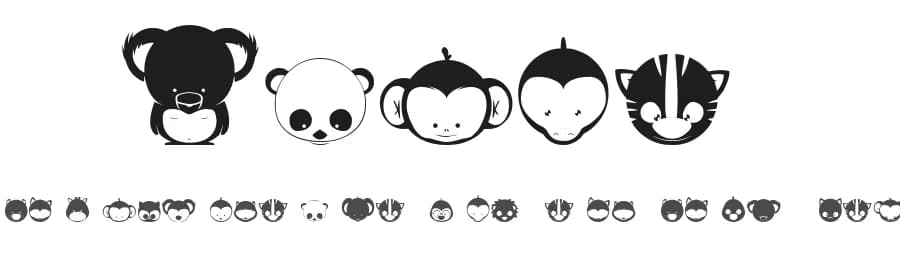 Animox by Maelle.K | Thomas Boucherie — Dingbats Font