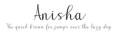Anisha by Studiorazi — Script Handwritten Font — thumbnail 1