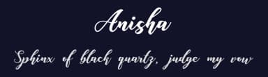 Anisha by Sikifonts | Herlan Nawwi — Script Handwritten Font — thumbnail 2