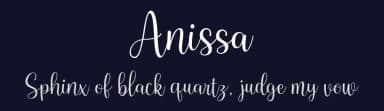 Anissa by Brithos Type — Script Handwritten Font — thumbnail 2