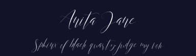 Anita Jane by Asd Studio — Script Handwritten Font — thumbnail 2