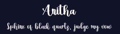 Anitha by FreshtypeINK — Script Handwritten Font — thumbnail 2