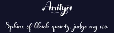 Anitya by PutraCetol Studio — Script Handwritten Font — thumbnail 2