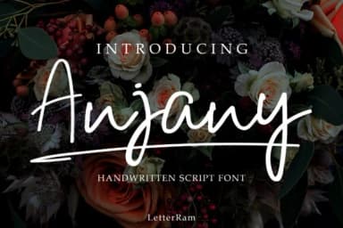 Anjany Font by miwbiedesign — Script Handwritten Font — thumbnail 1