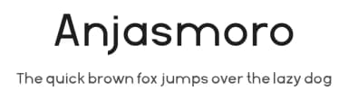 Anjasmoro by Sudar Moko — Sans Serif Font — thumbnail 1