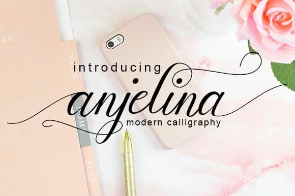 Anjelina Font by utopiabrand19 — Script Handwritten Font
