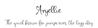 Anjellie by Supersemar Letter — Script Handwritten Font — thumbnail 1