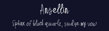 Anjellin by madeDeduk — Script Handwritten Font — thumbnail 2