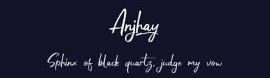 Anjhay by Khurasan — Script Handwritten Font — thumbnail 2