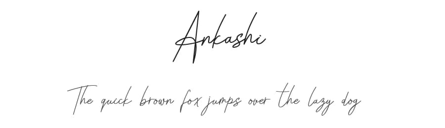 Ankashi by Nabila — Script Handwritten Font