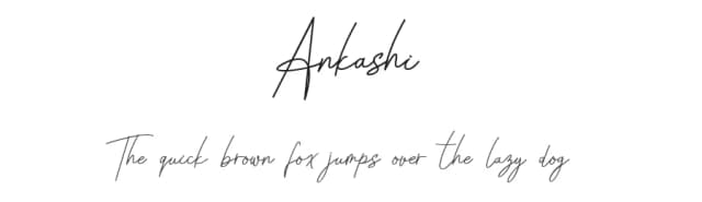 Ankashi by Nabila — Script Handwritten Font