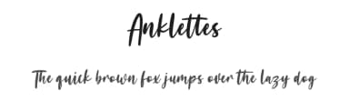 Anklettes by Maulana Creative — Script Handwritten Font — thumbnail 1