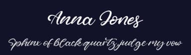 Anna Jones by Kong Font — Script Handwritten Font — thumbnail 2