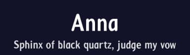 Anna by K-Type — Sans Serif Font — thumbnail 2
