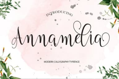 Annamelia Font by Polem — Script Handwritten Font — thumbnail 1