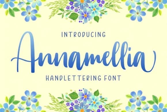 Annamellia Font by goodjavastudio — Script Handwritten Font