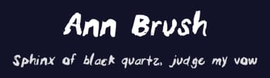Ann Brush by Kelsey Ann G — Script Handwritten Font — thumbnail 2