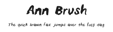 Ann Brush by Kelsey Ann G — Script Handwritten Font — thumbnail 1