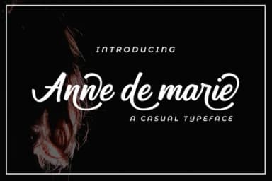 Anne De Marie Font by alandya typefoundry — Script Handwritten Font — thumbnail 1