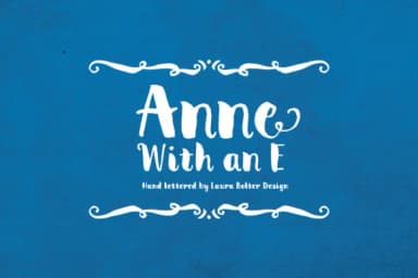 Anne with an E Font by Laura Bolter Design — Script Handwritten Font — thumbnail 1