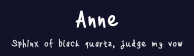 Anne by Anne — Script Handwritten Font — thumbnail 2