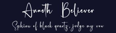 Anneth  Believer by RantautypeStudio — Script Handwritten Font — thumbnail 2