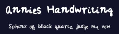 Annies Handwriting by Annie Kap — Script Handwritten Font — thumbnail 2