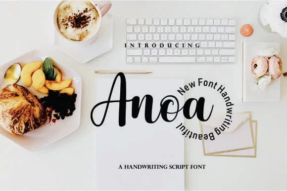 Anoa Font by deniprianggono78 — Script Handwritten Font