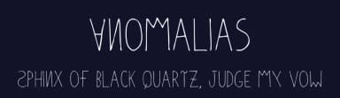 Anomalias by Curosio — Script Handwritten Font — thumbnail 2