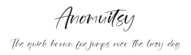 Anomuitsy by Letterena Studios — Script Handwritten Font — thumbnail 1
