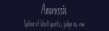 Anoressic by Raptus (creativi) — Script Handwritten Font — thumbnail 2