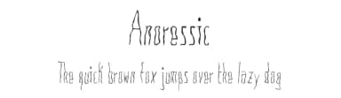 Anoressic by Raptus (creativi) — Script Handwritten Font — thumbnail 1