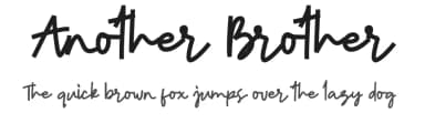 Another Brother by ONG Type — Script Handwritten Font — thumbnail 1