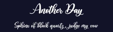 Another Day by Qaratype2 — Script Handwritten Font — thumbnail 2