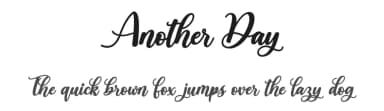 Another Day by Qaratype2 — Script Handwritten Font — thumbnail 1