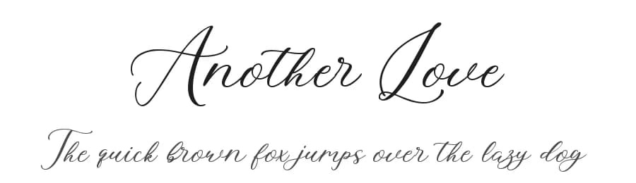 Another Love by Creavibes Design — Script Handwritten Font