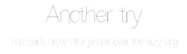 Another try by The Autumn Rabbit — Script Handwritten Font — thumbnail 1