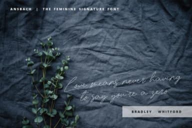 Ansbach Font by Graphicfresh — Script Handwritten Font — thumbnail 5