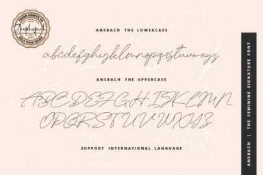 Ansbach Font by Graphicfresh — Script Handwritten Font — thumbnail 7