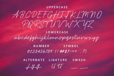 Anstery Font by windestrian — Script Handwritten Font — thumbnail 4