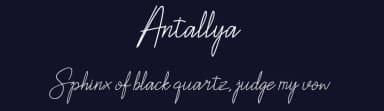 Antallya by Komsayn Creative — Script Handwritten Font — thumbnail 2