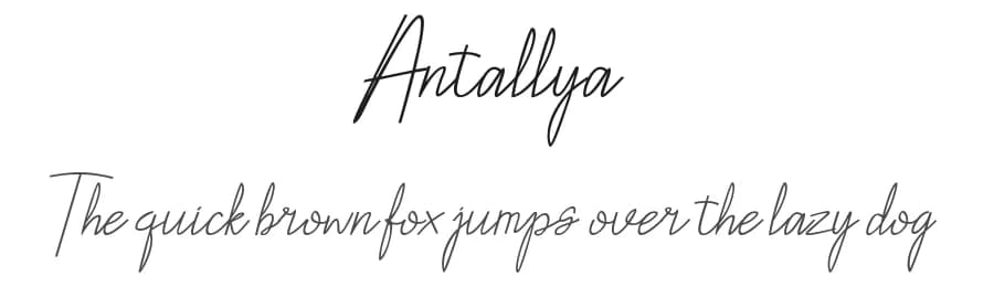 Antallya by Komsayn Creative — Script Handwritten Font