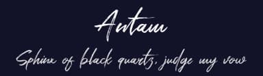 Antam by Khurasan — Script Handwritten Font — thumbnail 2