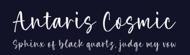 Antaris Cosmic by Timur Type — Script Handwritten Font — thumbnail 2