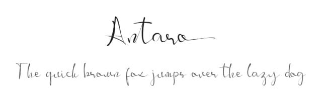 Antaro by Muksal Creative — Script Handwritten Font