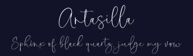 Antasilla by Etigletters — Script Handwritten Font — thumbnail 2