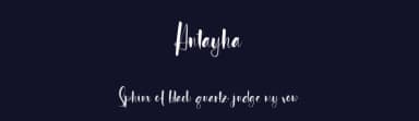 Antayha by Pineungtype Missinklab — Script Handwritten Font — thumbnail 2