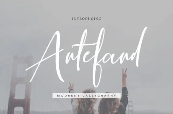 Antefand Font by mightype89 — Script Handwritten Font