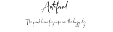 Antefand by mightype — Script Handwritten Font — thumbnail 1