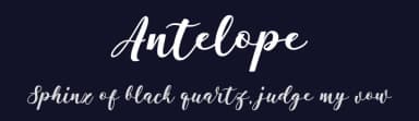 Antelope by Pollem Studio — Script Handwritten Font — thumbnail 2